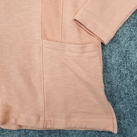 Soft Surroundings Sweater Womens Small Orange Heathered Coral Delia Pullover Top - Picture 10 of 14